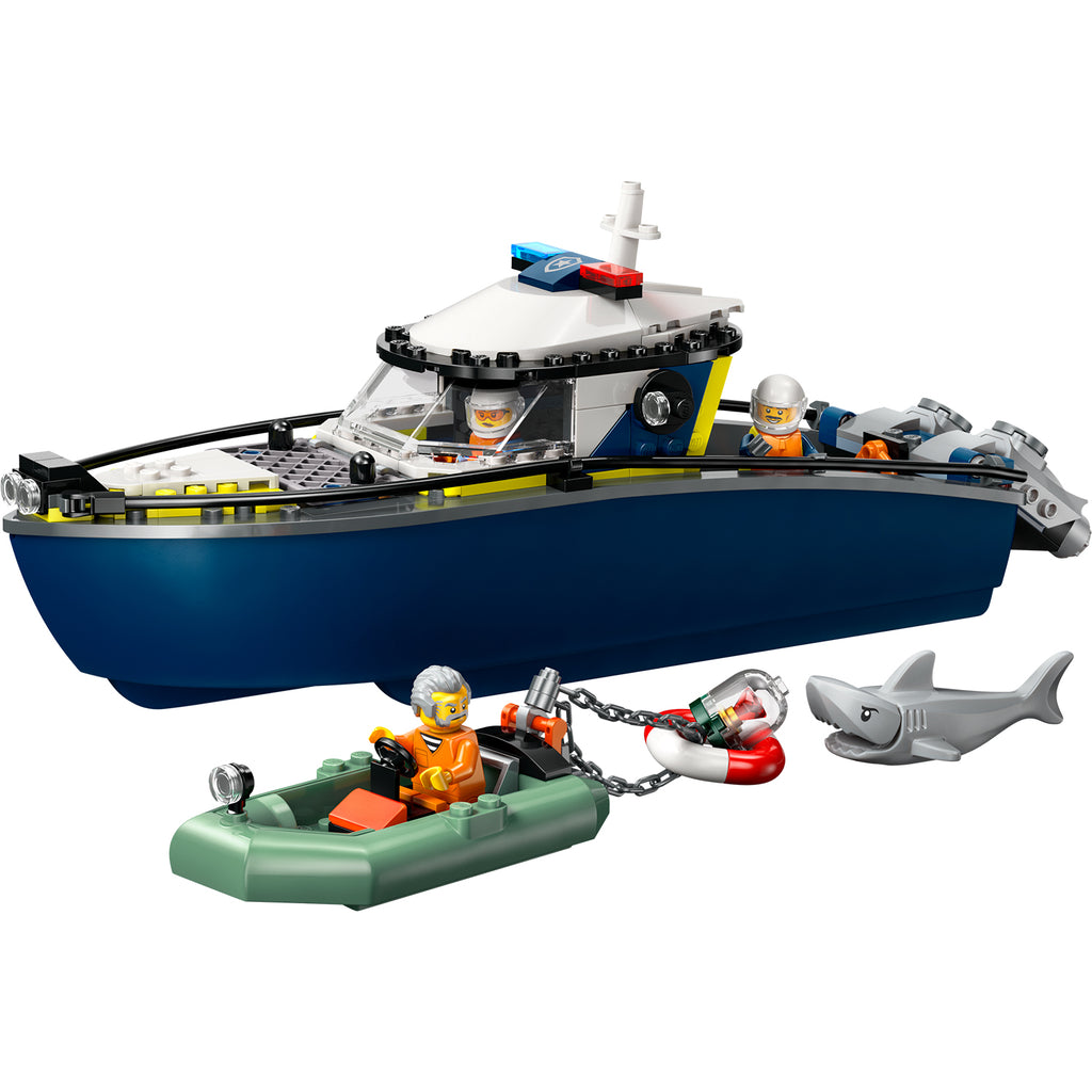 LEGO® City Police Boat Chase - Đồ Chơi Thuyền Cảnh Sát Lắp Ráp - LEGO 60456 - Hình ảnh chi tiết 2