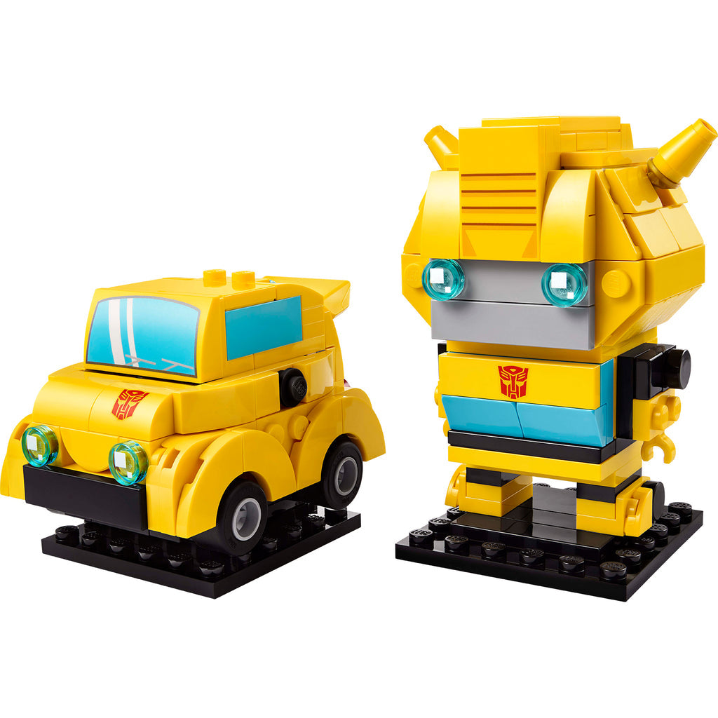 LEGO® BrickHeadz™ Transformers Bumblebee Robot & Vehicle - Mô hình lắp ráp Robot Bumblebee & Xe hơi - LEGO 40804 - Hình ảnh chi tiết 2