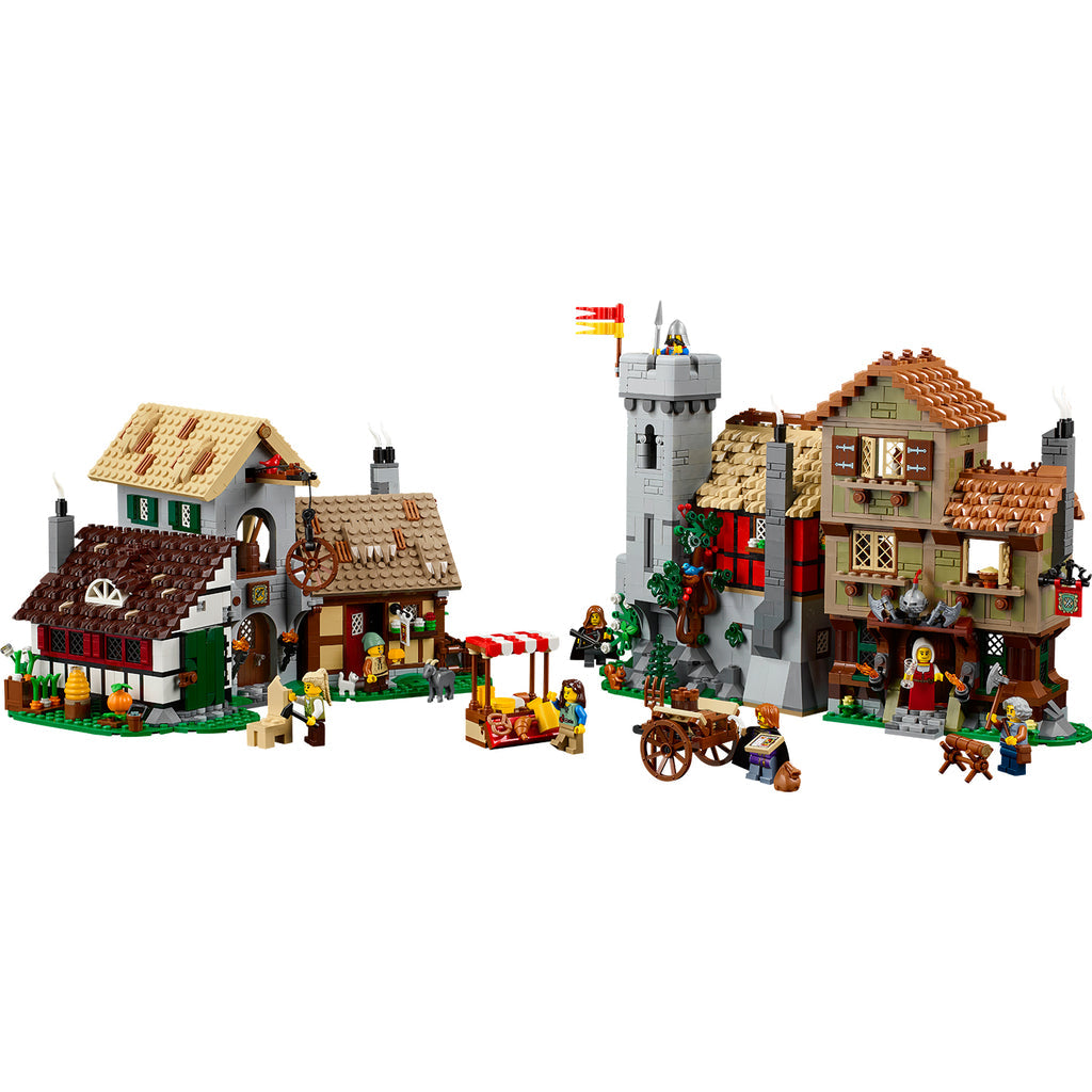 LEGO® ICONS™ Medieval Town Square - Mô hình Quảng trường Trung cổ - LEGO 10332 - Hình ảnh chi tiết 2