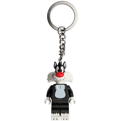 LEGO® Looney Tunes™ Sylvester™ Keyring - Móc Khóa Mèo Sylvester - LEGO 854190 - Hình ảnh chi tiết 2