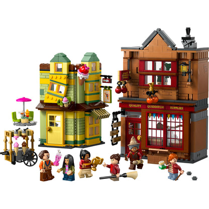 LEGO® Harry Potter™ Quality Quidditch™ Supplies & Ice Cream - Bộ Lắp Ráp Hẻm Xéo Diagon Alley - LEGO 76452 - Hình ảnh chi tiết 2