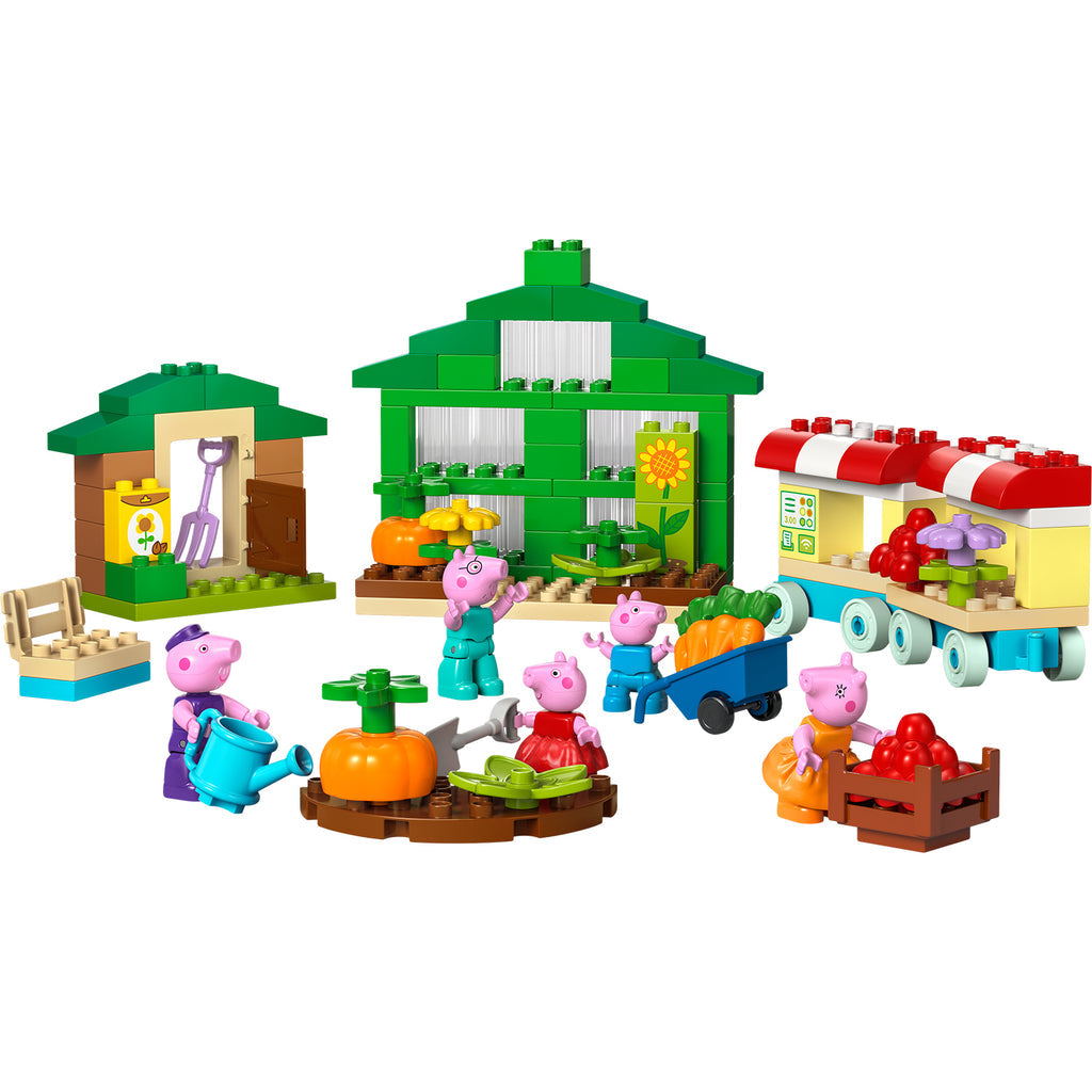 LEGO® DUPLO™ Grandpa Pig's Garden and Greenhouse - Bộ đồ chơi lắp ráp vườn cây Peppa Pig - LEGO 10461 - Hình ảnh chi tiết 2