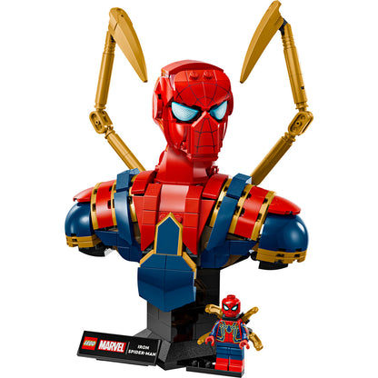 LEGO® Marvel Iron Spider-Man Bust - Mô Hình Lắp Ráp Siêu Anh Hùng LEGO 76326 - Hình ảnh chi tiết 2