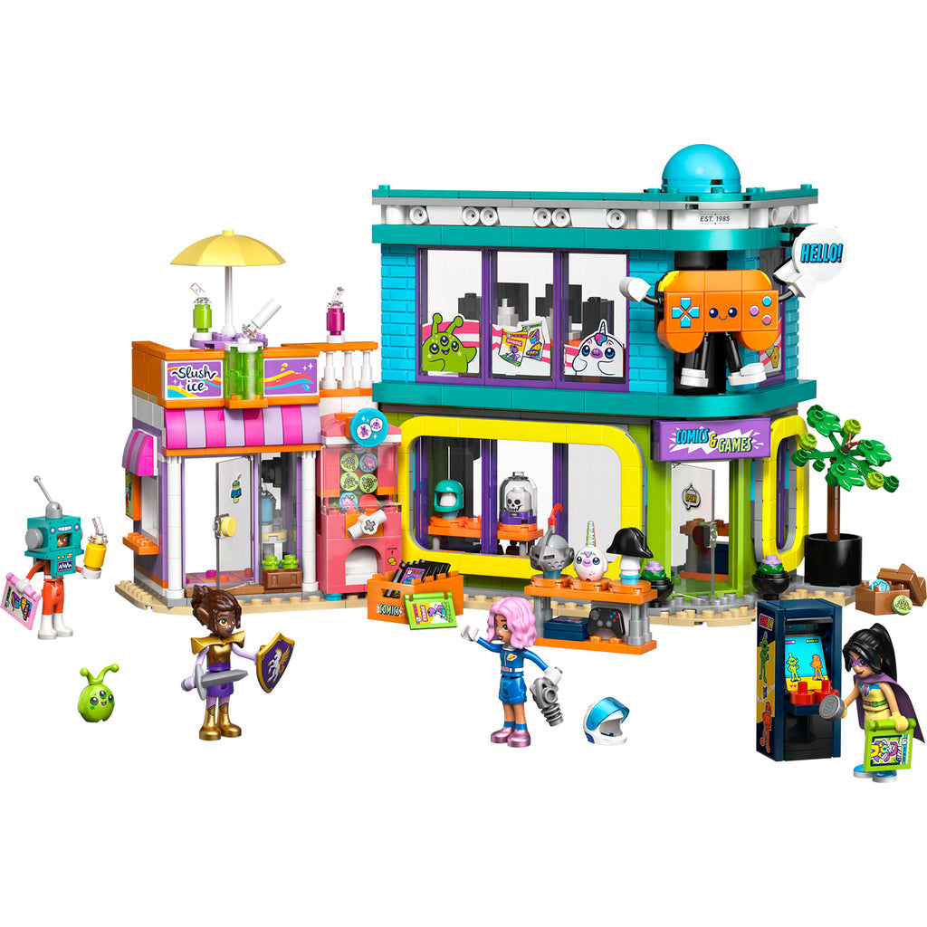 LEGO® Friends™ Comic Book and Game Store - Đồ chơi lắp ráp Cửa hàng truyện tranh và Trò chơi - LEGO 42674 - Hình ảnh chi tiết 2