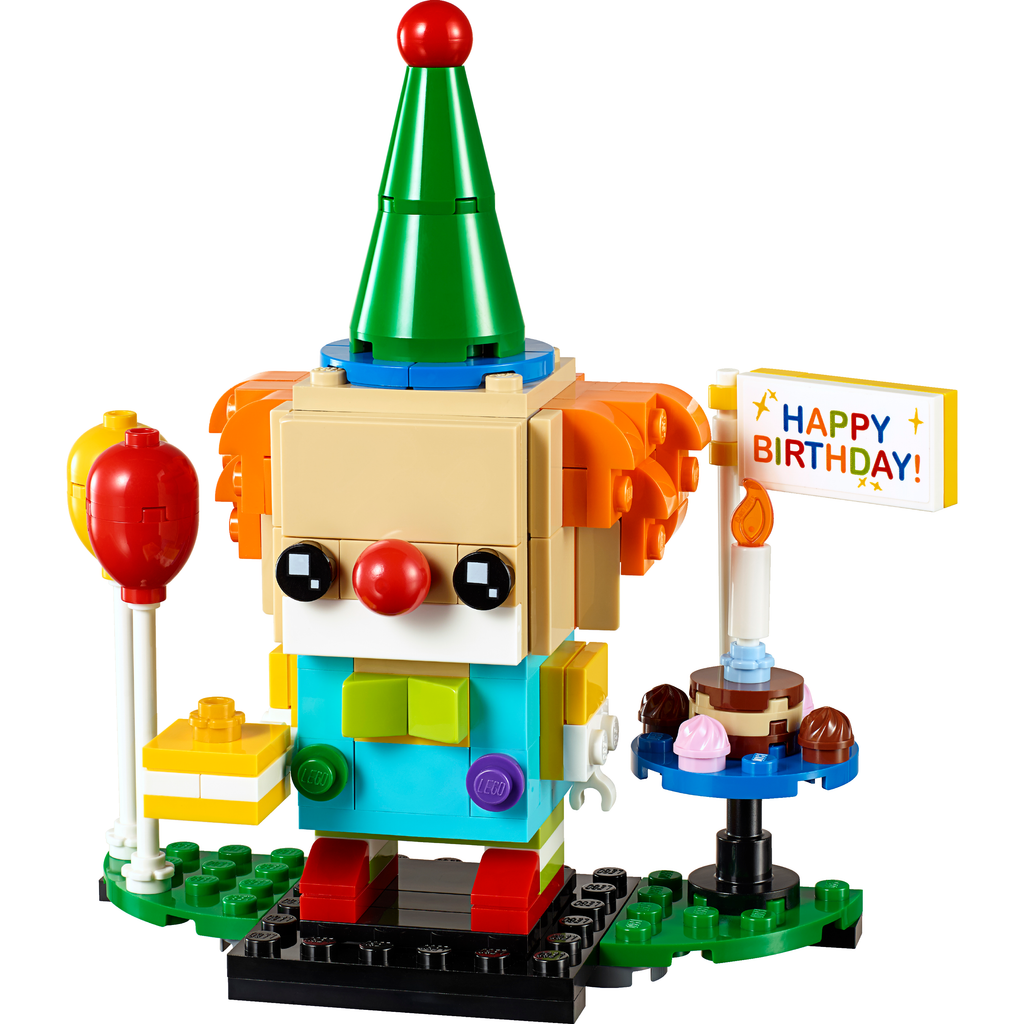 LEGO® BrickHeadz™ Birthday Clown - Mô hình Chú Hề Sinh Nhật 40348 - LEGO - Hình ảnh chi tiết 2