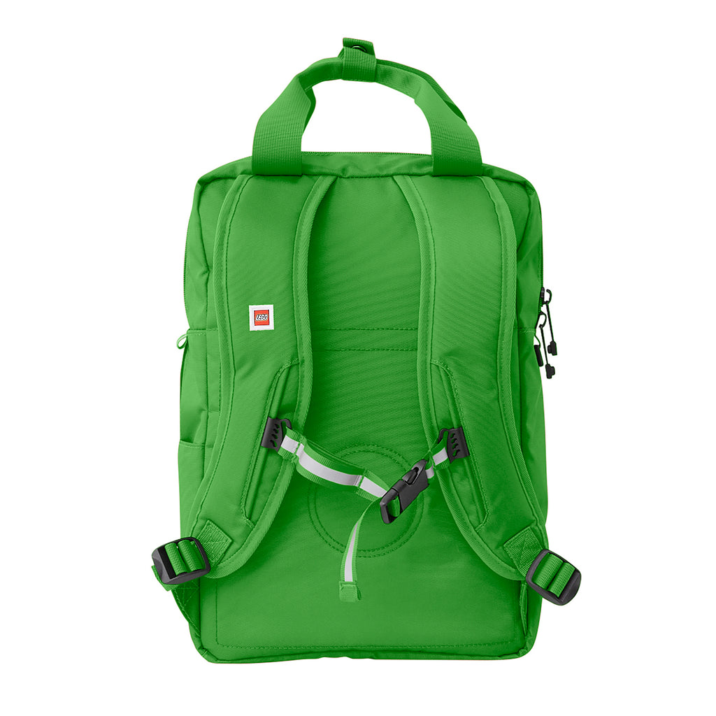 LEGO Signature Brick 2x2 Backpack - Green Balo LEGO Hình Viên Gạch Cao Cấp - Hình ảnh chi tiết 2
