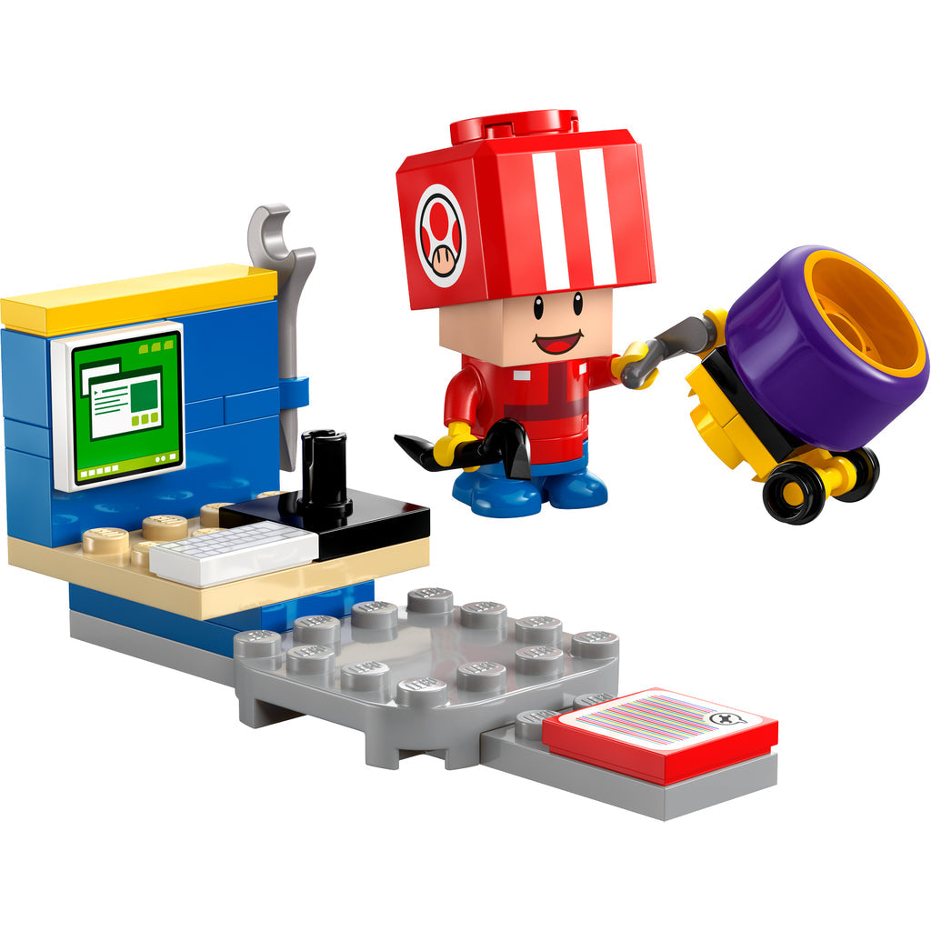 LEGO® Super Mario™ Mario Kart™ – Toad (Pit Crew) - Đồ Chơi Lắp Ráp Chính Hãng LEGO - Hình ảnh bổ sung 5