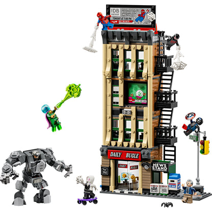 LEGO® | Marvel Spider-Man vs. Mysterio: The Daily Bugle - Đồ Chơi Lắp Ráp Mô Hình Tòa Soạn 76342 - Hình ảnh chi tiết 2