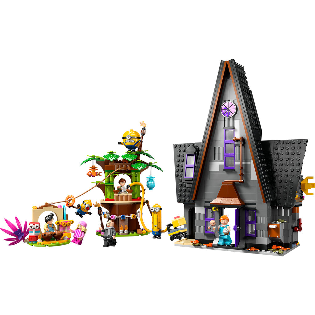 LEGO® Despicable Me 4 Minions and Gru's Family Mansion - Bộ Đồ Chơi Lắp Ráp Biệt Thự Gia Đình Gru - LEGO 75583 - Hình ảnh chi tiết 2