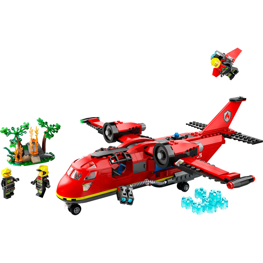 LEGO® City Fire Rescue Plane - Máy Bay Cứu Hỏa Thành Phố - LEGO 60413 - Hình ảnh chi tiết 2