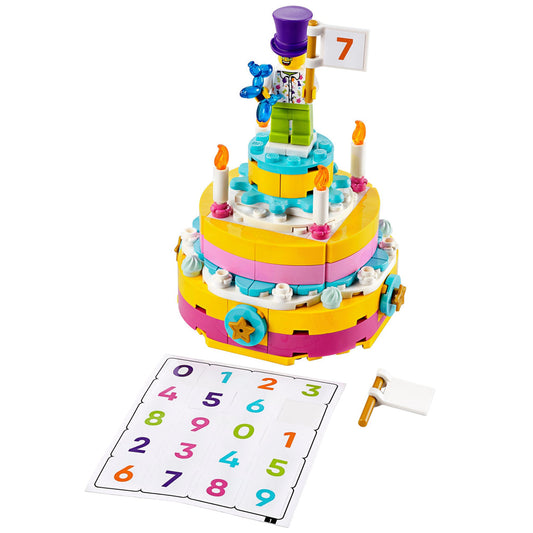 LEGO® Birthday Set - Bộ Đồ Chơi Bánh Kem Sinh Nhật - LEGO 40382 - Hình ảnh chi tiết 2