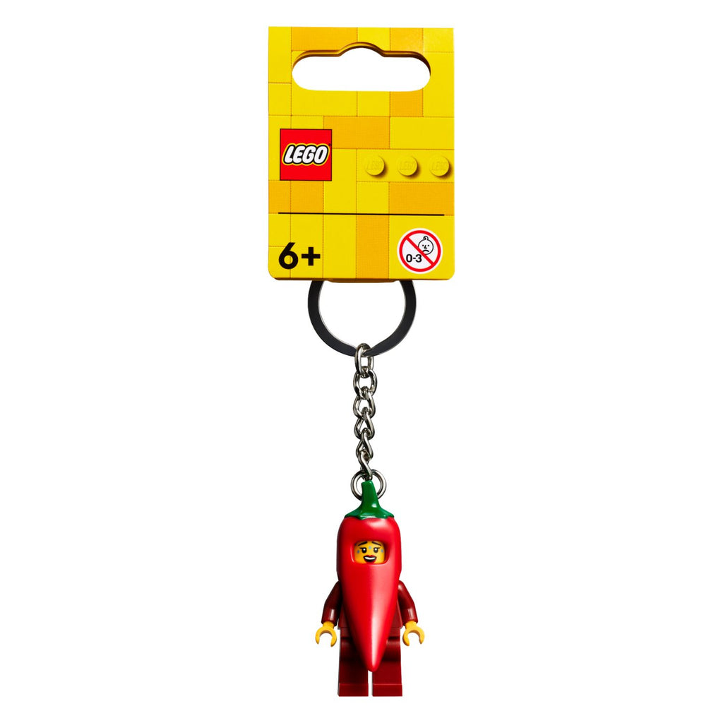 LEGO® Chili Girl Keyring - Móc Khóa Nhân Vật Cô Gái Ớt LEGO 854234 - Hình ảnh sản phẩm