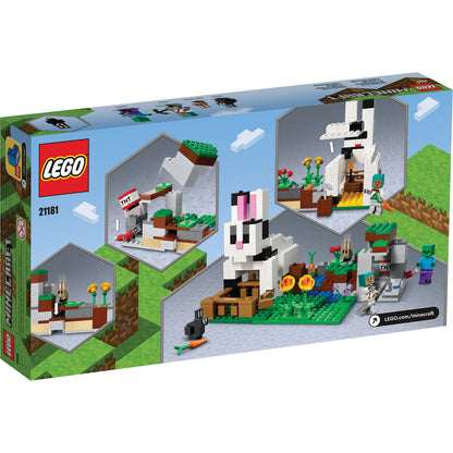 LEGO® Minecraft® The Rabbit Ranch - Đồ chơi lắp ráp Trang trại Thỏ - LEGO 21181 LEGO - ảnh 4 - LEGO Minecraft
