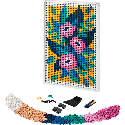 LEGO® Art Floral Art - Tranh Nghệ Thuật Hoa Cỏ - LEGO 31207 - Hình ảnh chi tiết 2