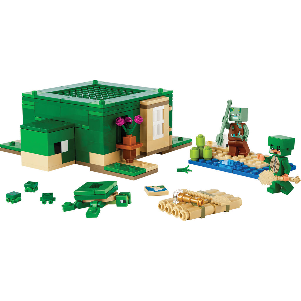 LEGO® Minecraft® The Turtle Beach House - Bộ lắp ráp Ngôi Nhà Bãi Biển Rùa (21254) - Hình ảnh chi tiết 2