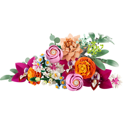 LEGO® Botanicals Pretty Pink Flower Bouquet - Bộ Lắp Ráp Bó Hoa Hồng Xinh Xắn (10342) - LEGO - Hình ảnh chi tiết 2