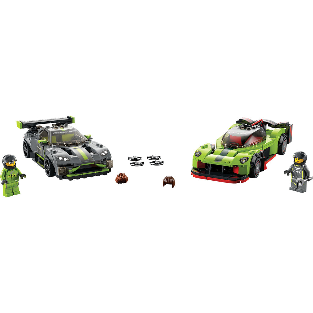 LEGO® Speed Champions Aston Martin Valkyrie AMR Pro and Aston Martin Vantage GT3 - Bộ đồ chơi lắp ráp siêu xe đua LEGO 76910 - Hình ảnh chi tiết 2
