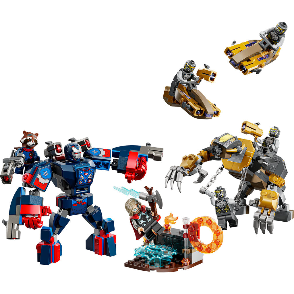 LEGO® Marvel Avengers: Endgame Thor vs. Chitauri - Mô Hình Lắp Ráp Siêu Anh Hùng 76322 - Hình ảnh chi tiết 2