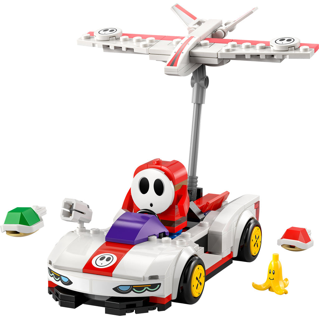 LEGO® Super Mario™: Mario Kart™ – Shy Guy & P-Wing | Bộ Đồ Chơi Lắp Ráp Xe Đua Mario Kart (72045) - Hình ảnh chi tiết 2