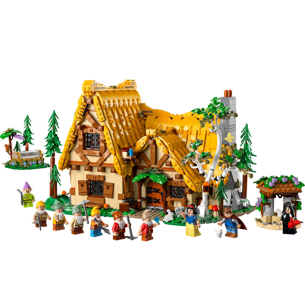 LEGO® Disney™ Snow White and the Seven Dwarfs Cottage Mô hình Ngôi nhà của Bảy Chú Lùn LEGO (43242) - Hình ảnh chi tiết 2