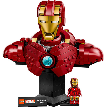 LEGO® Marvel Iron Man MK4 Bust - Mô Hình Lắp Ráp Siêu Anh Hùng - LEGO 76327 - Hình ảnh chi tiết 2