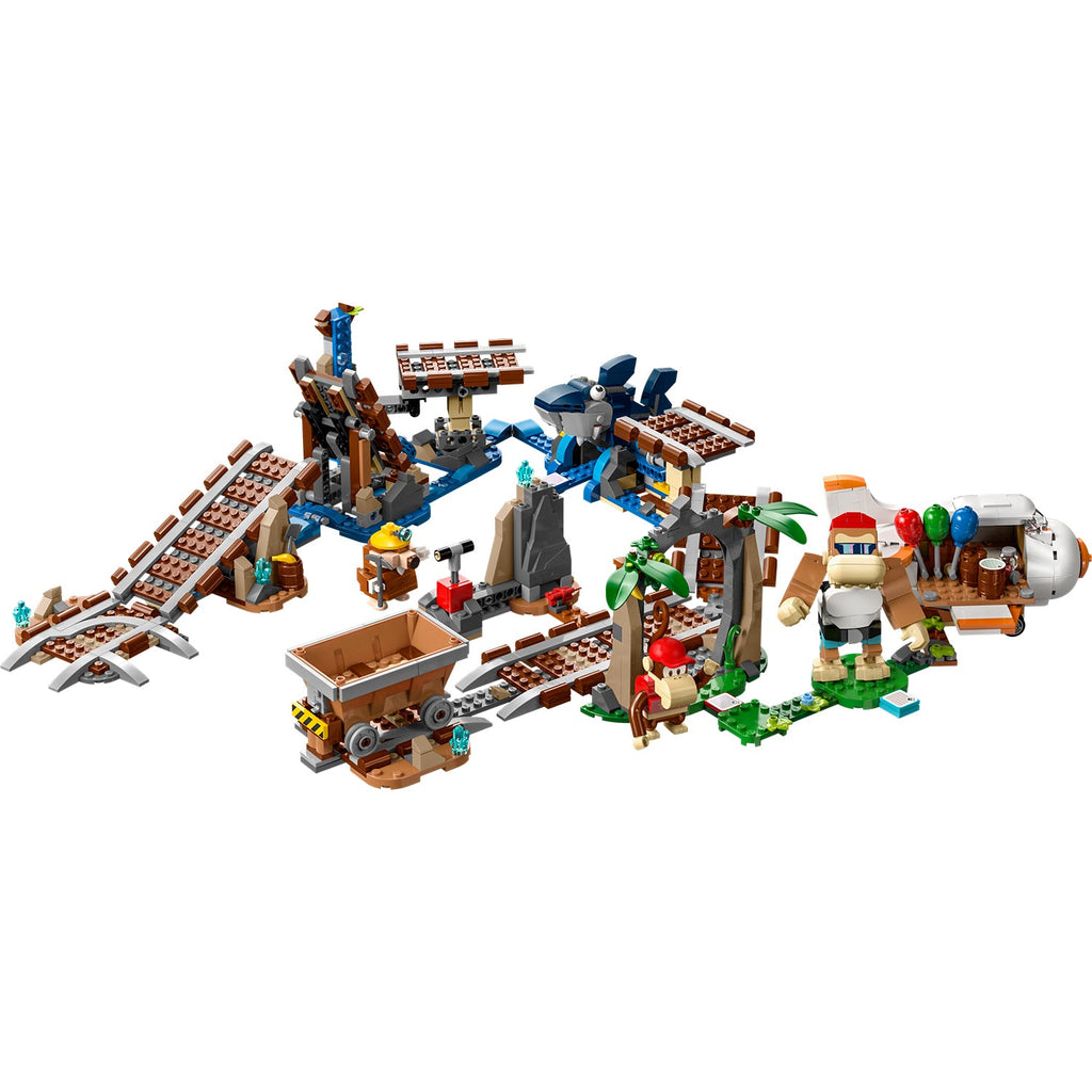 LEGO® Super Mario™ Diddy Kong's Mine Cart Ride Expansion Set - Bộ mở rộng Chuyến đi Xe goòng Diddy Kong 71425 - Hình ảnh chi tiết 2