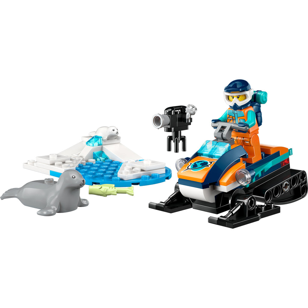 LEGO® City Arctic Explorer Snowmobile - Đồ chơi lắp ráp Xe trượt tuyết thám hiểm Bắc Cực 60376 - Hình ảnh chi tiết 2