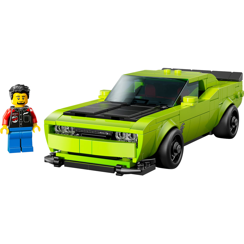 LEGO® Speed Champions Dodge Challenger SRT Hellcat Sports Car - Đồ chơi lắp ráp Xe thể thao Dodge (77237) - Hình ảnh chi tiết 2
