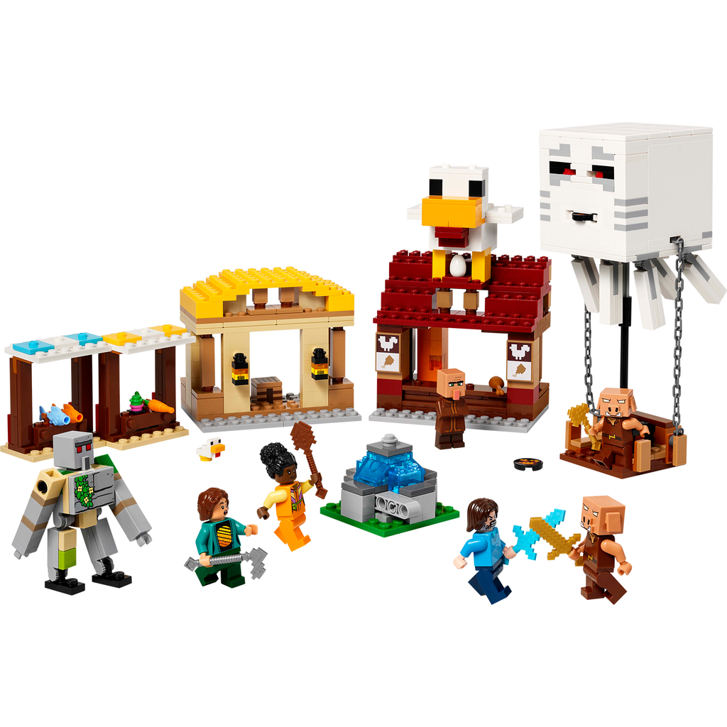 LEGO® Minecraft® The Ghast Balloon Village Attack - Bộ Lắp Ráp Cuộc Tấn Công Làng - LEGO 21273 - Hình ảnh chi tiết 2