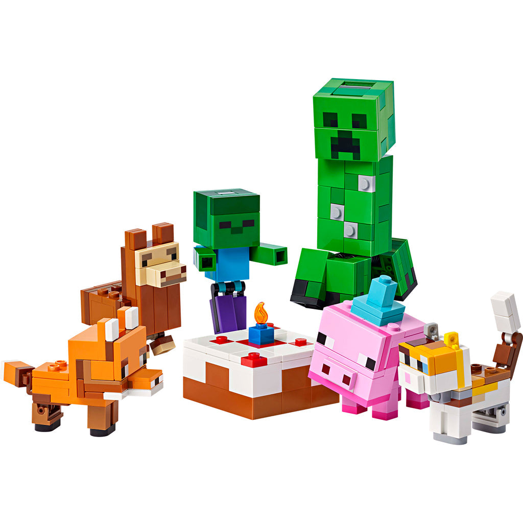 LEGO® Minecraft Baby Pig’s Birthday Celebration - Đồ chơi lắp ráp chủ đề Minecraft - LEGO 21281 - Hình ảnh chi tiết 2