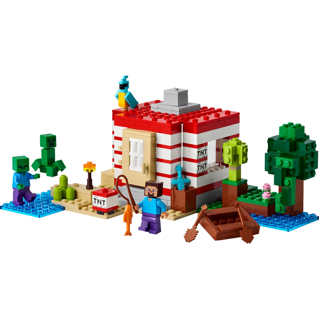LEGO® Minecraft® The TNT Jungle House - Đồ Chơi Lắp Ráp Ngôi Nhà TNT Rừng Rậm 21275 - LEGO - Hình ảnh chi tiết 2