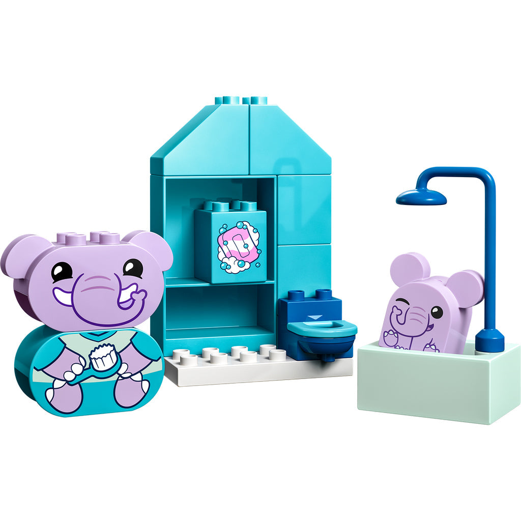 LEGO® DUPLO™ Daily Routines: Bath Time - Đồ Chơi Nhà Tắm Voi Con LEGO 10413 - Hình ảnh chi tiết 2