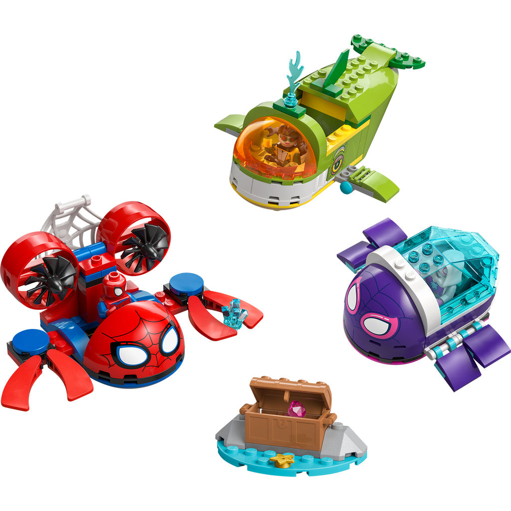 LEGO® Marvel Spidey And His Amazing Friends Spidey: Underwater Vehicles - Đồ Chơi Lắp Ráp Tàu Ngầm Siêu Anh Hùng - LEGO 11207 - Hình ảnh chi tiết 2