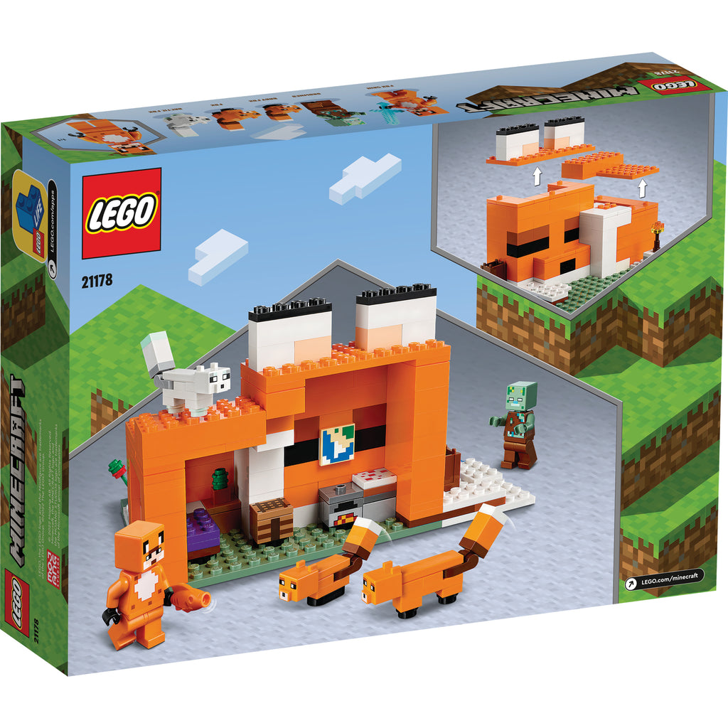 LEGO® Minecraft® The Fox Lodge - Đồ chơi lắp ráp Ngôi Nhà Cáo - LEGO 21178 - Hình ảnh bổ sung 7