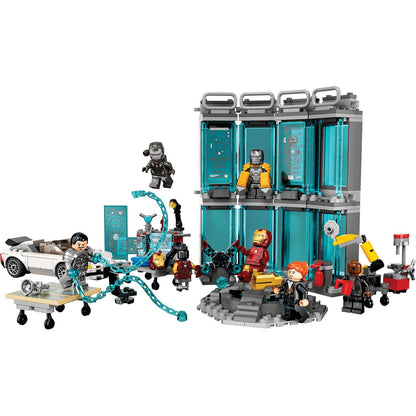 LEGO® Marvel Iron Man Armory - Đồ Chơi Lắp Ráp Phòng Trưng Bày Giáp - LEGO 76216 - Hình ảnh chi tiết 2