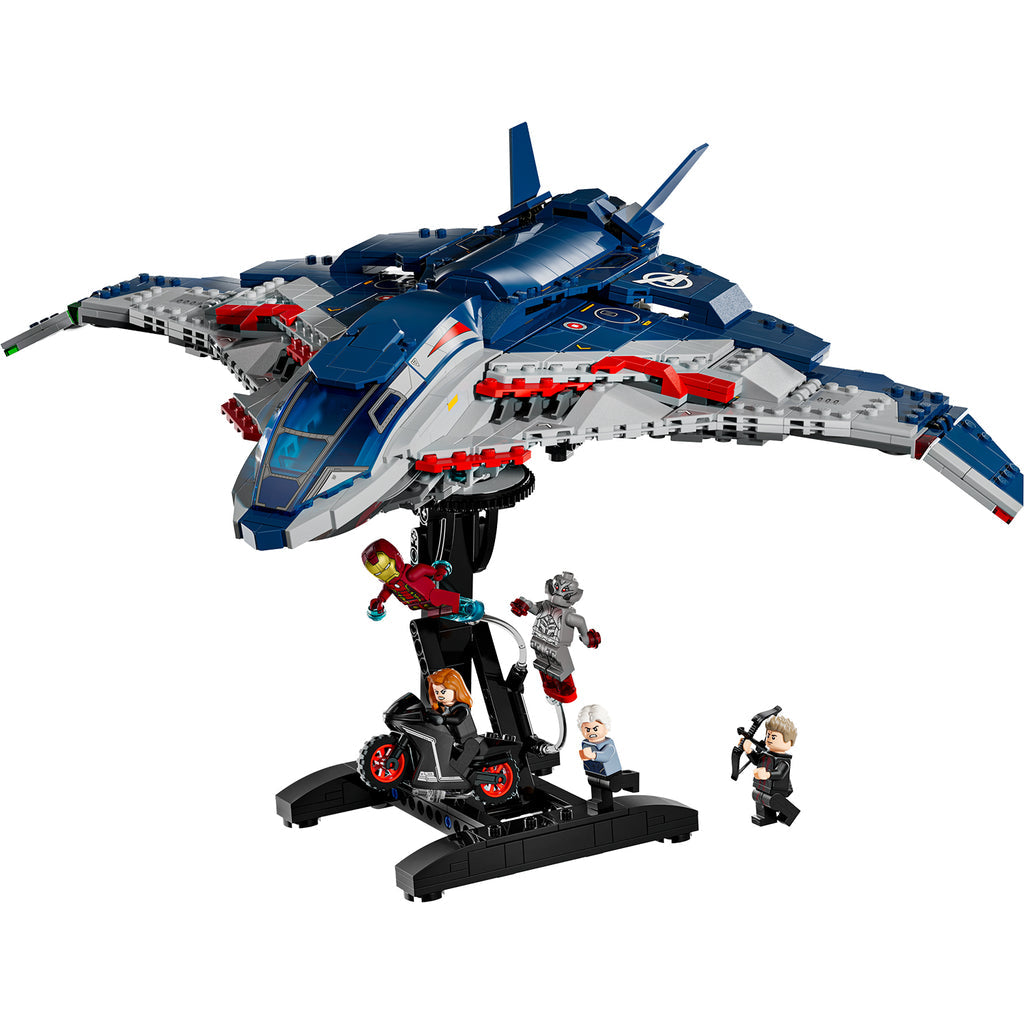 LEGO® Marvel Avengers: Age of Ultron Quinjet Mô Hình Lắp Ráp Máy Bay Siêu Anh Hùng LEGO 76325 - Hình ảnh chi tiết 2
