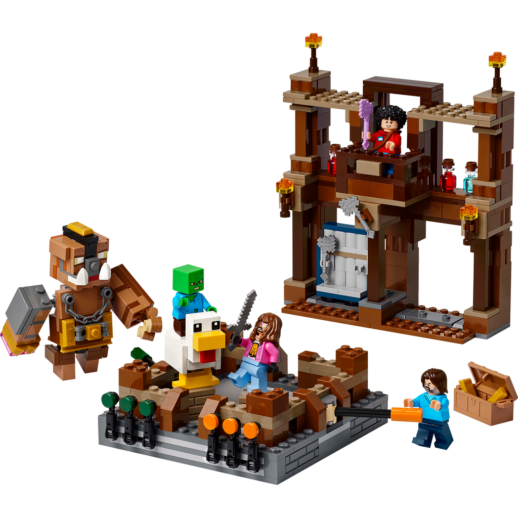LEGO® Minecraft® Woodland Mansion Fighting Ring Bộ Lắp Ráp Võ Đài Dinh Thự Rừng Rậm LEGO 21272 - Hình ảnh chi tiết 2