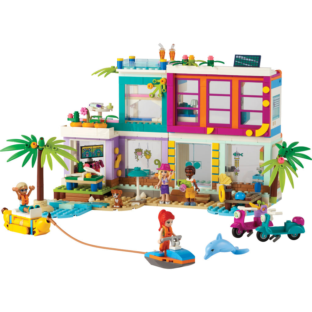 LEGO® Friends™ Vacation Beach House - Đồ chơi lắp ráp Biệt thự nghỉ dưỡng bãi biển - LEGO 41709 - Hình ảnh chi tiết 2