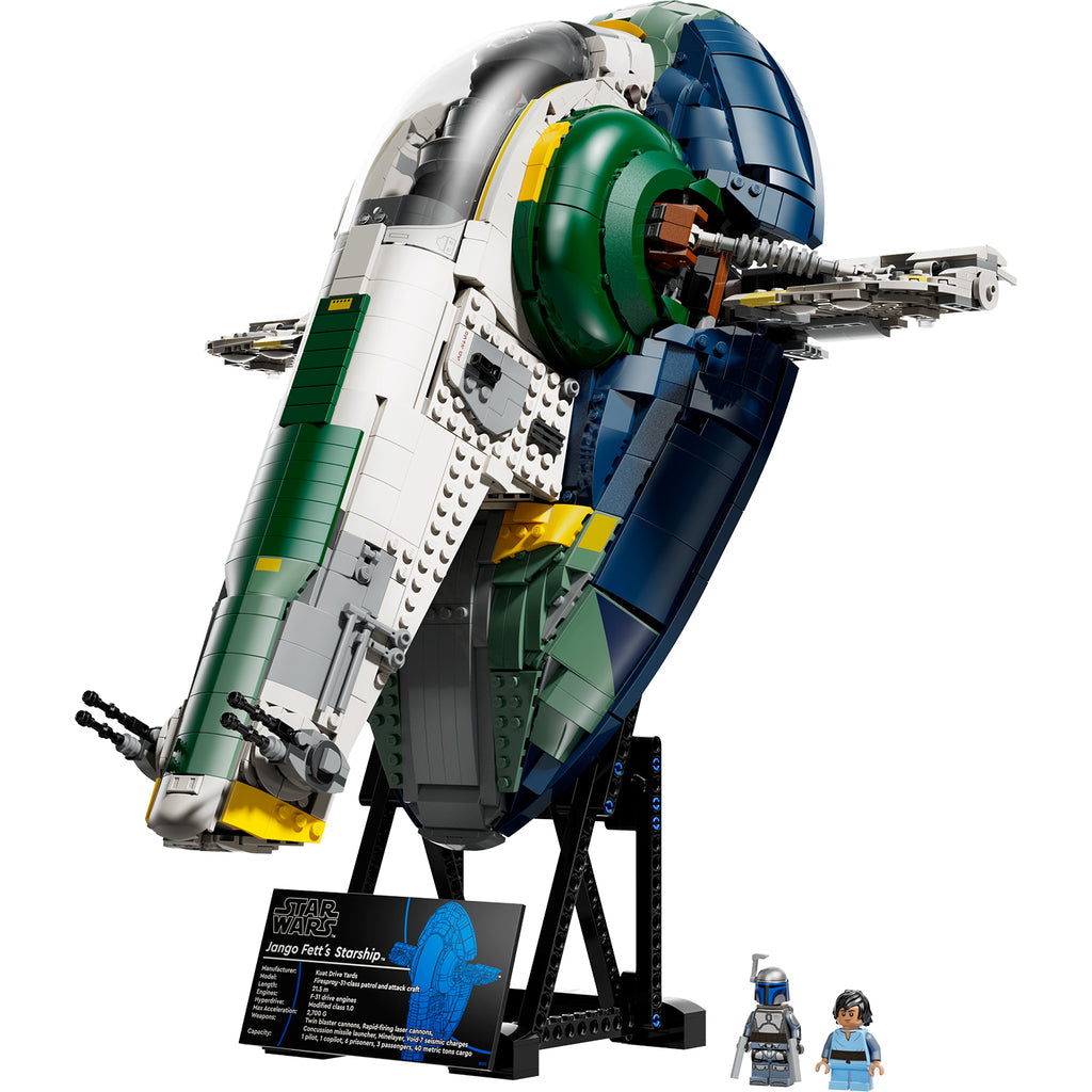 LEGO® Star Wars™ Jango Fett’s Firespray-Class Starship - Mô hình Tàu Vũ Trụ UCS Cao Cấp - LEGO 75409 - Hình ảnh chi tiết 2