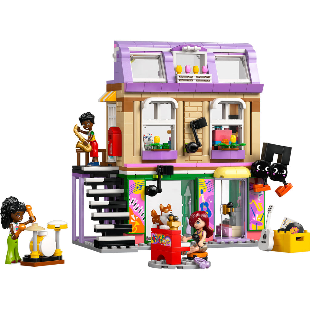 LEGO® Friends™ Music Store & Apartment - Đồ Chơi Lắp Ráp Cửa Hàng Âm Nhạc và Căn Hộ - LEGO 42653 - Hình ảnh chi tiết 2