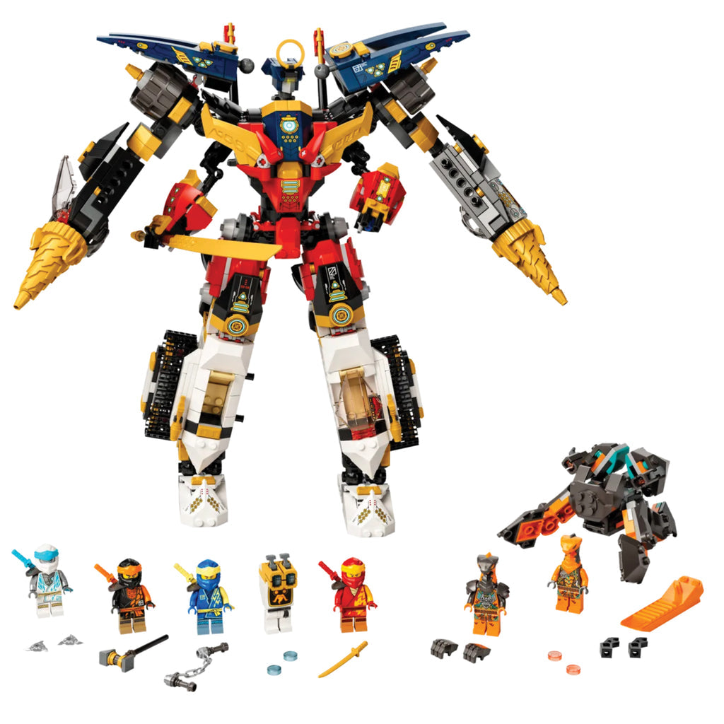 LEGO® NINJAGO® Ninja Ultra Combo Mech - Chiến Giáp Robot 4 Trong 1 - LEGO 71765 - Hình ảnh chi tiết 2