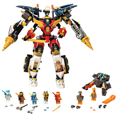 LEGO® NINJAGO® Ninja Ultra Combo Mech - Chiến Giáp Robot 4 Trong 1 - LEGO 71765 - Hình ảnh chi tiết 2