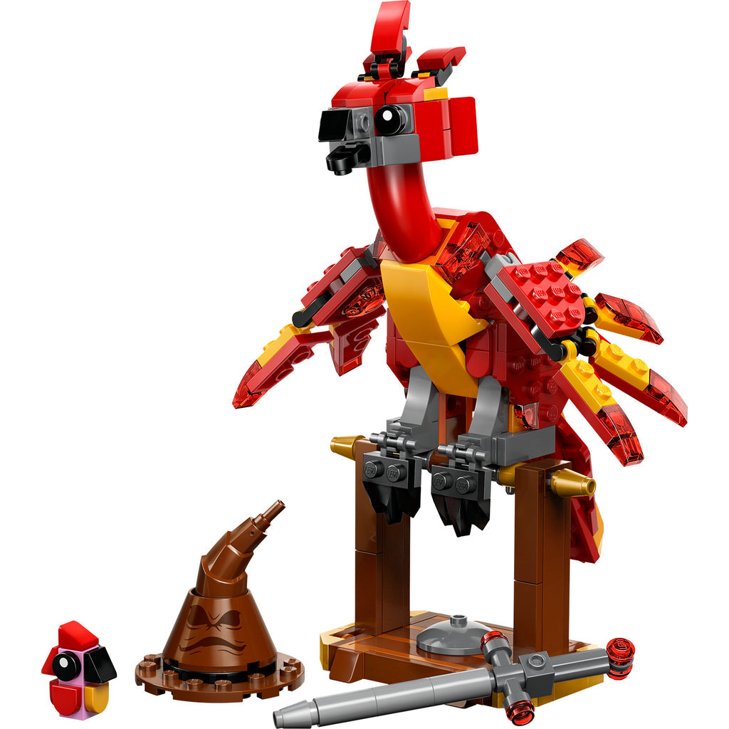 LEGO® Harry Potter™ Fawkes™: Dumbledores Phoenix - Mô hình Phượng hoàng Fawkes của Dumbledore - LEGO 76448 - Hình ảnh chi tiết 2