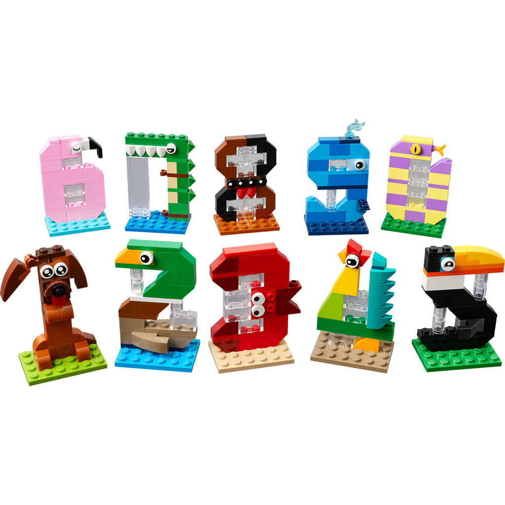 LEGO® Birthday Numbers - Bộ Lắp Ráp Số Sinh Nhật Hình Động Vật LEGO 40807 - Hình ảnh chi tiết 2