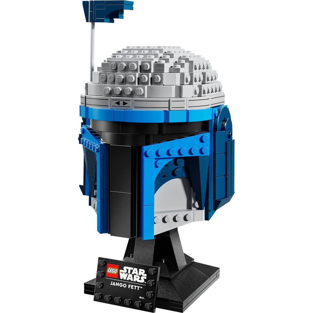 LEGO® Star Wars™ Jango Fett™ Helmet - Mô Hình Nón Bảo Hiểm Sưu Tầm - LEGO 75408 - Hình ảnh chi tiết 2