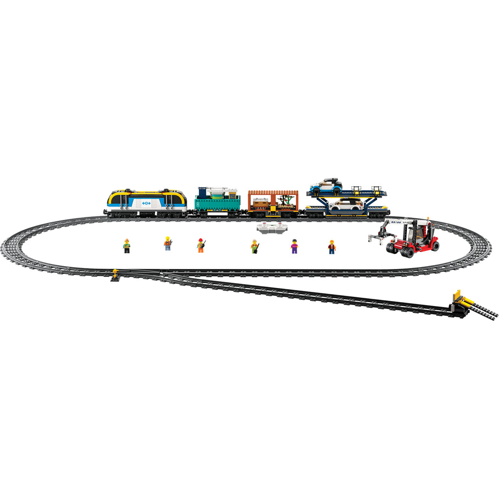 LEGO® City Freight Train - Tàu Hỏa Chở Hàng Điều Khiển Từ Xa - LEGO 60336 - Hình ảnh chi tiết 2