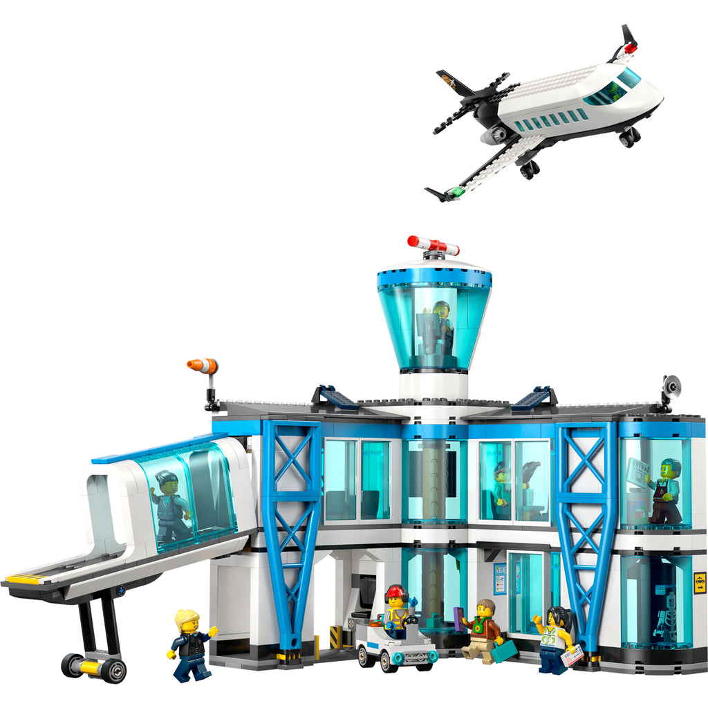 LEGO® City Airport with Airplane - Đồ Chơi Lắp Ráp Sân Bay Hiện Đại - LEGO 60502 - Hình ảnh chi tiết 2