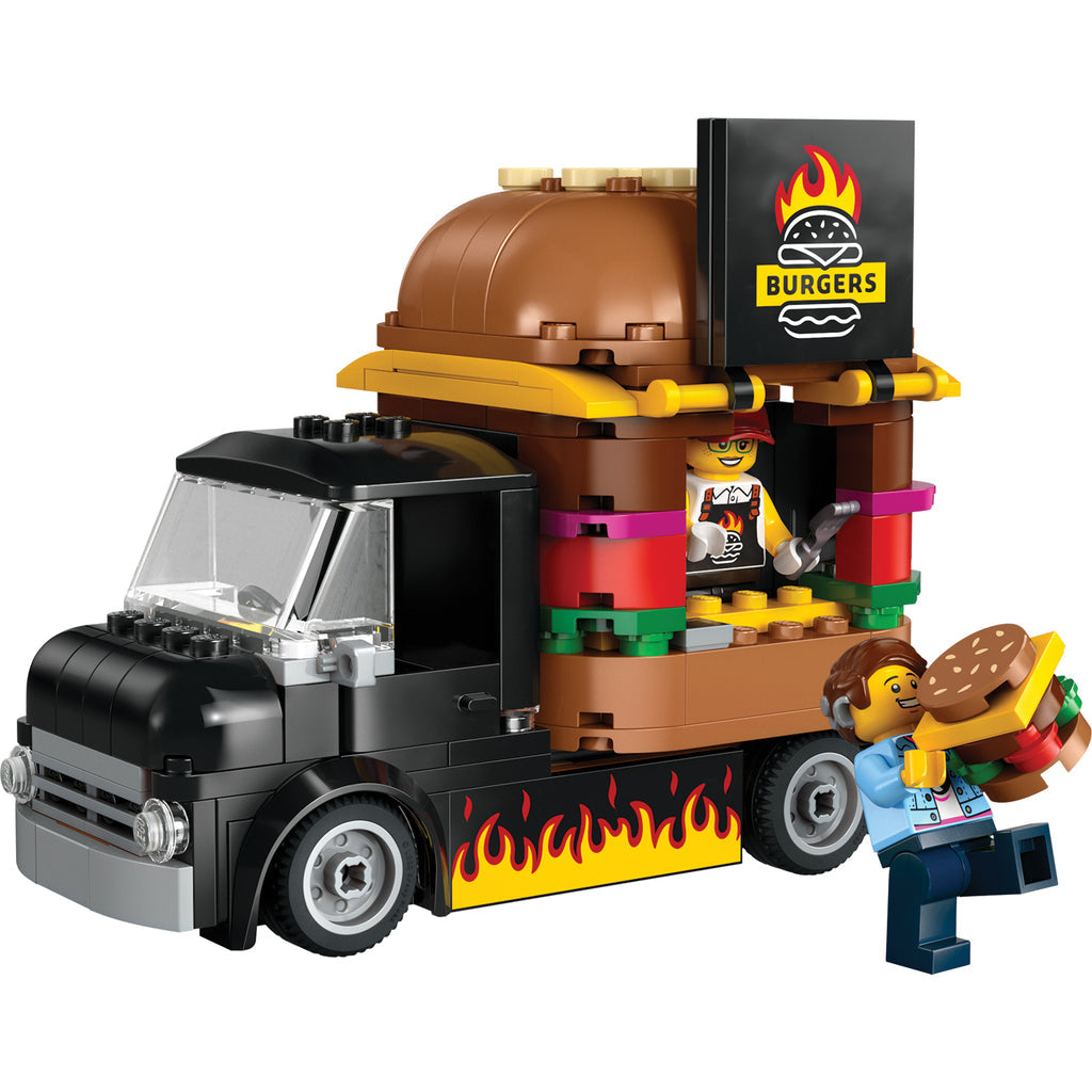 LEGO® City Burger Van - Xe Bán Burger Đồ Chơi Lắp Ráp - LEGO 60404 - Hình ảnh chi tiết 2
