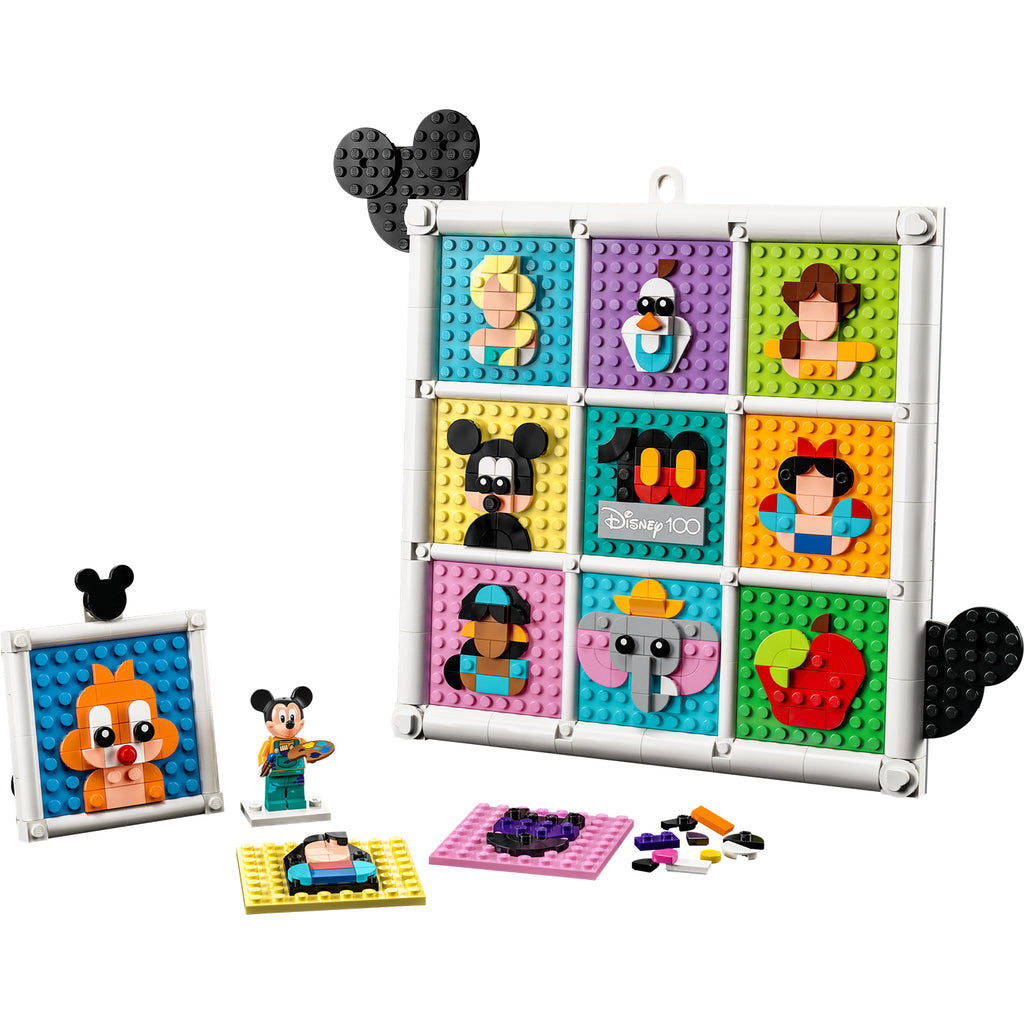 LEGO® Disney™ 100 Years of Disney Animation Bộ Lắp Ráp Tranh Treo Tường Nghệ Thuật LEGO 43221 - Hình ảnh chi tiết 2