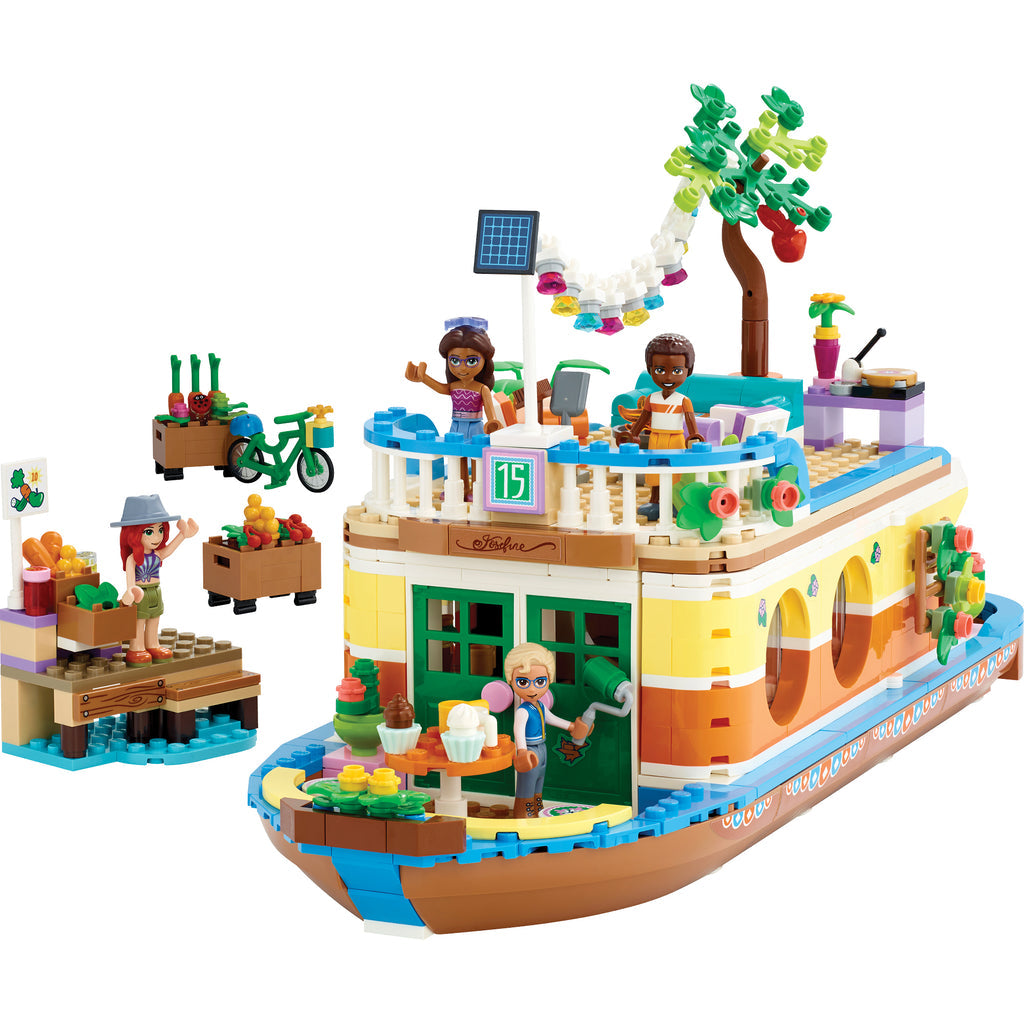 LEGO® Friends™ Canal Houseboat - Đồ chơi lắp ráp Nhà thuyền trên kênh đào - LEGO 41702 - Hình ảnh chi tiết 2